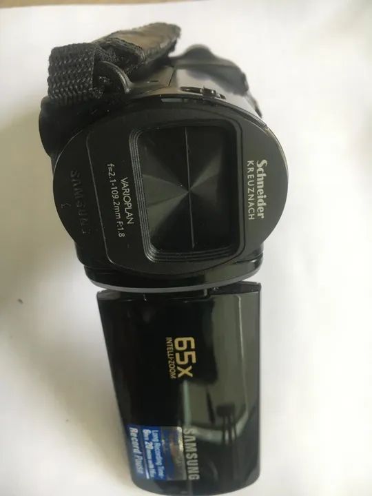câmera de video filmadora sansung 65x intellt-zoom long record time 6hrs 20min with 16gb - Foto 4