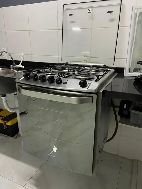 Fogão 5 Bocas Electrolux de Embutir - Semi-novo - Foto 4