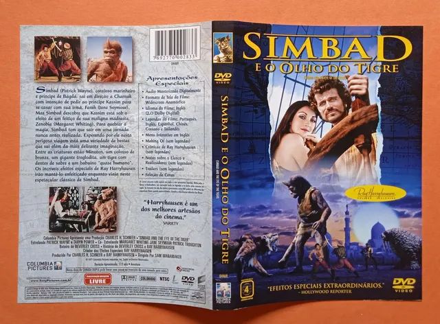 Dvd Sinbad e o Olho do Tigre  - Foto 3