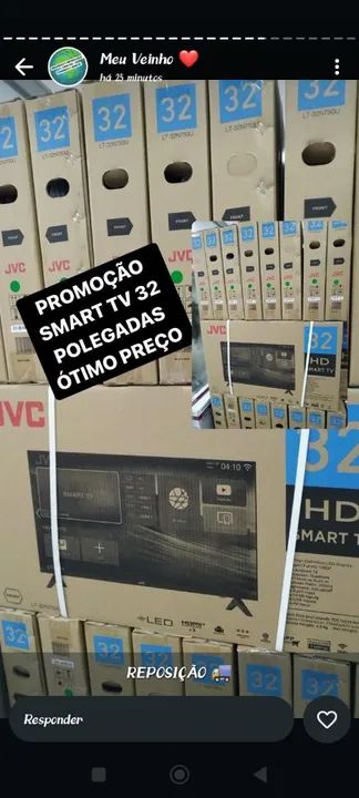 TV Smart 32 polegadas JVC - Ótimo preço