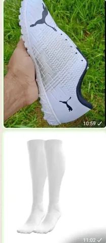 Chuteira Society Unissex + Meião