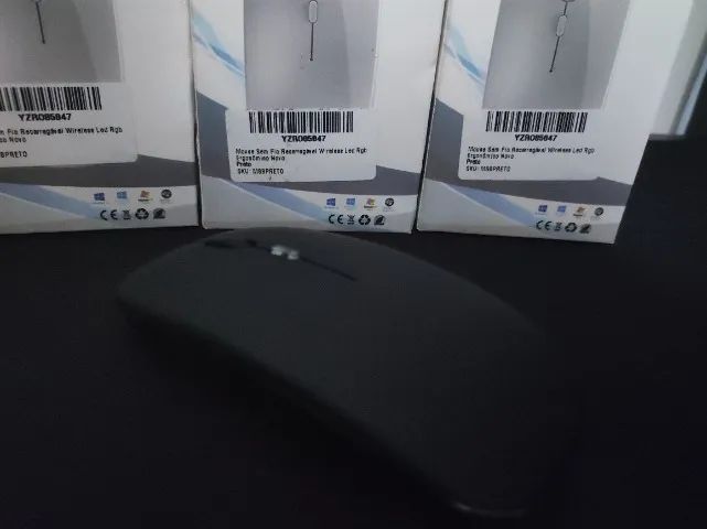 Mouse sem fio recarregável - Novo  - Foto 2