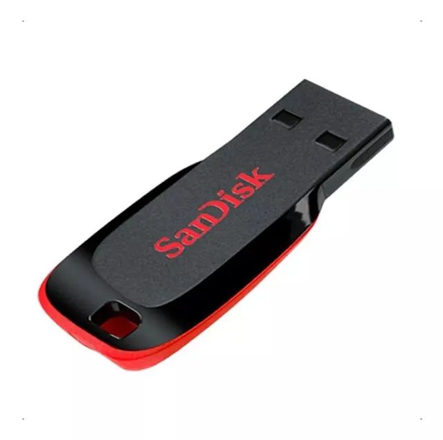 Pendrive Usb Sandisk Cruzer Blade 64gb 2.0 Original Lacrado - Loja Natan Abreu  - Foto 2