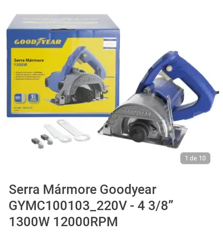 Serra mármore Goodyear profissional