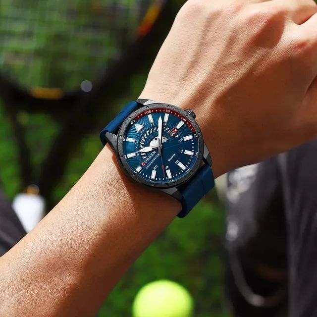 Relógio esportivo com pulseira em silicone  - Foto 2