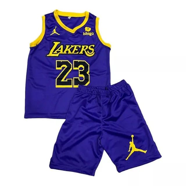 Conjunto Infantil Basquete Lakers - Foto 3