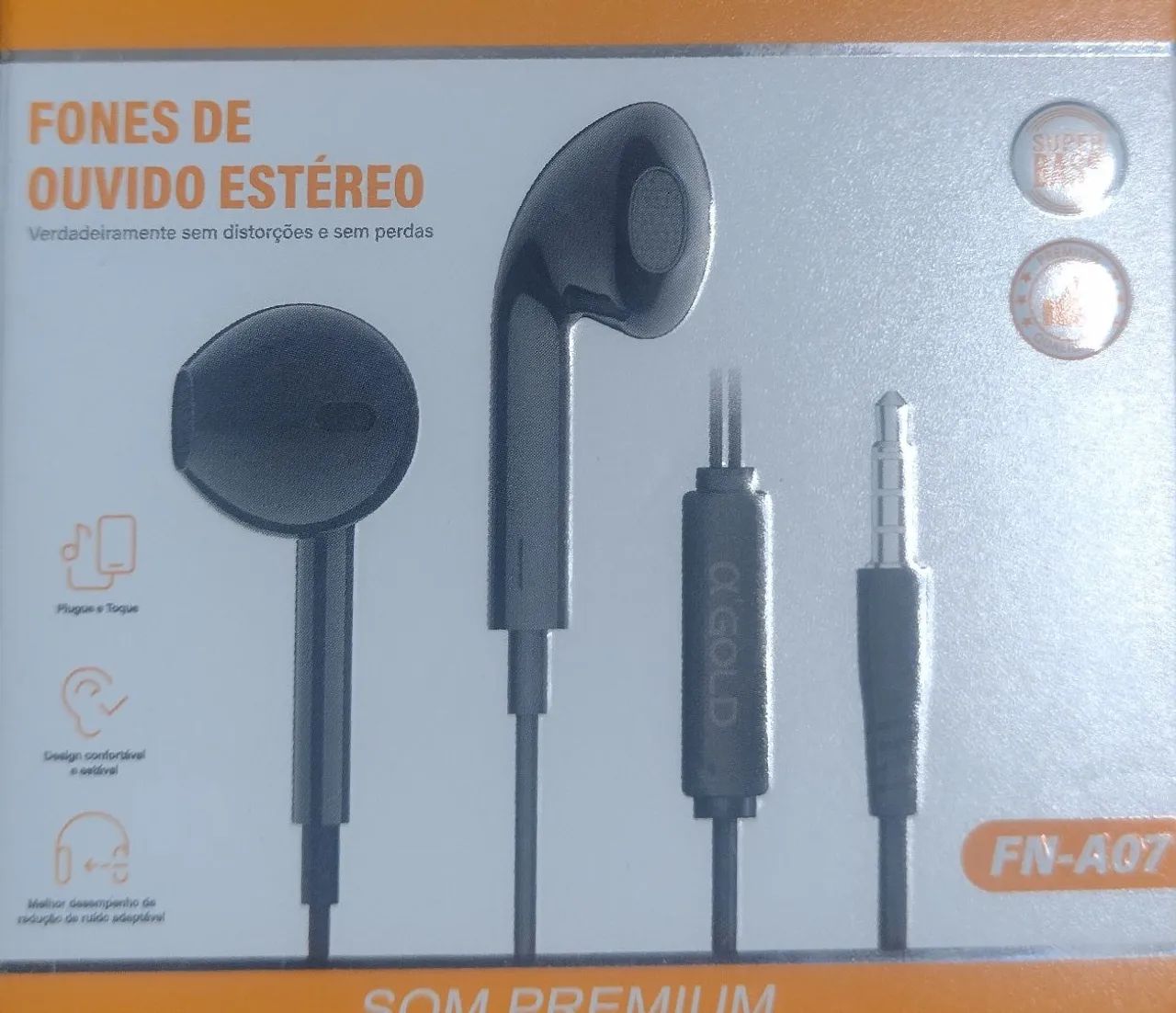 Fone com microfone/entrega grátis 