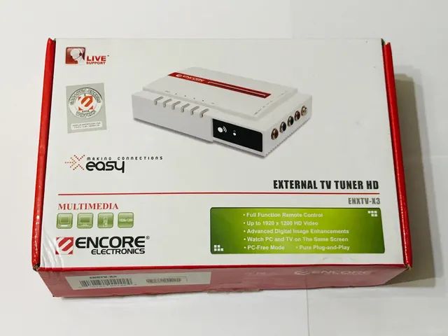 Sintonizador de tv externo HD Encore modelo ENXTV-X3 - LACRADO!
