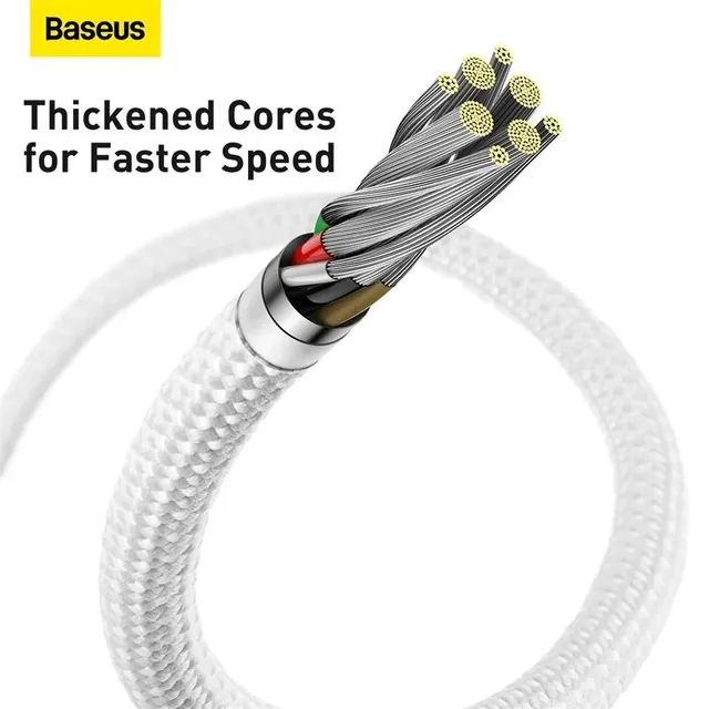 Cabo USB carga rápida PD Baseus tipo C para Lightning iPhone 1M - Foto 3