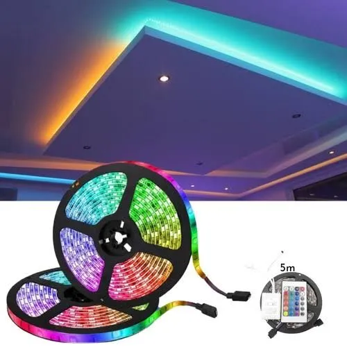 Fita led rgb 3metros e 20cm