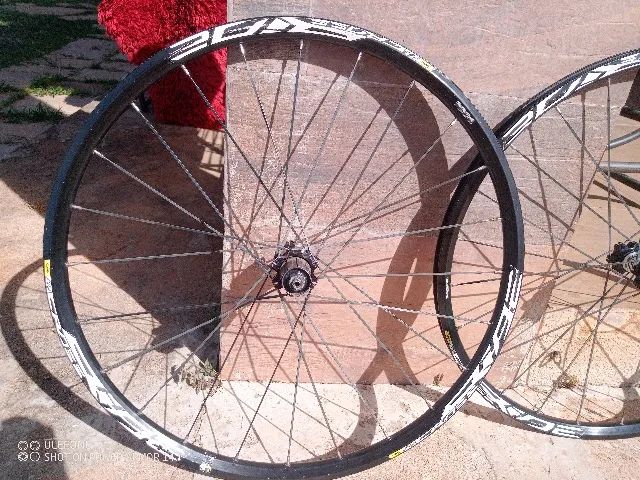 Par de rodas Mavic Cross Ride aro 26" disc em bom estado. - Foto 2
