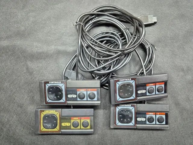 Lote de 4 Controles Originais para Sega Master System