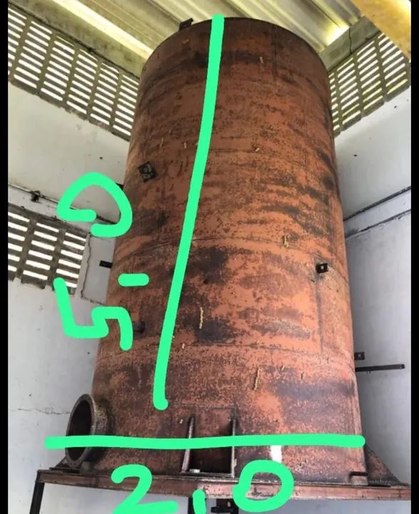 Tanque de aço 35 mil litros para agro e indústria