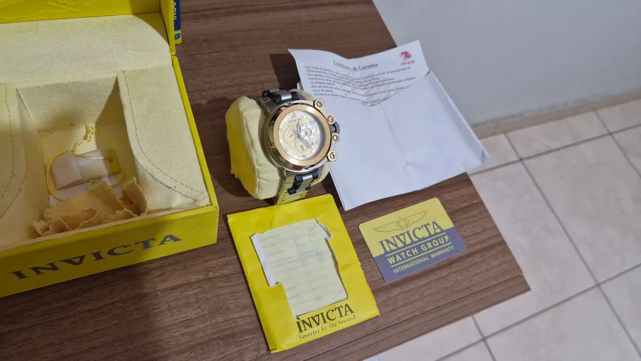 Relógio Invicta original com nota fiscal e manual - Foto 5