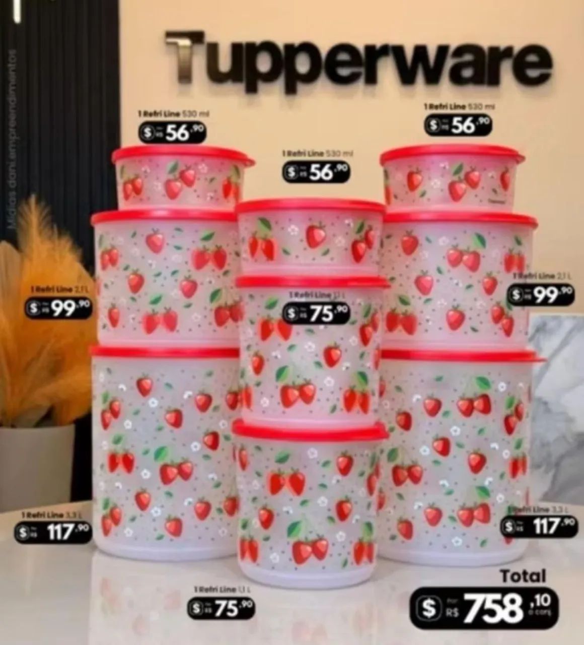 Refriline morango Tupperware  - Foto 2