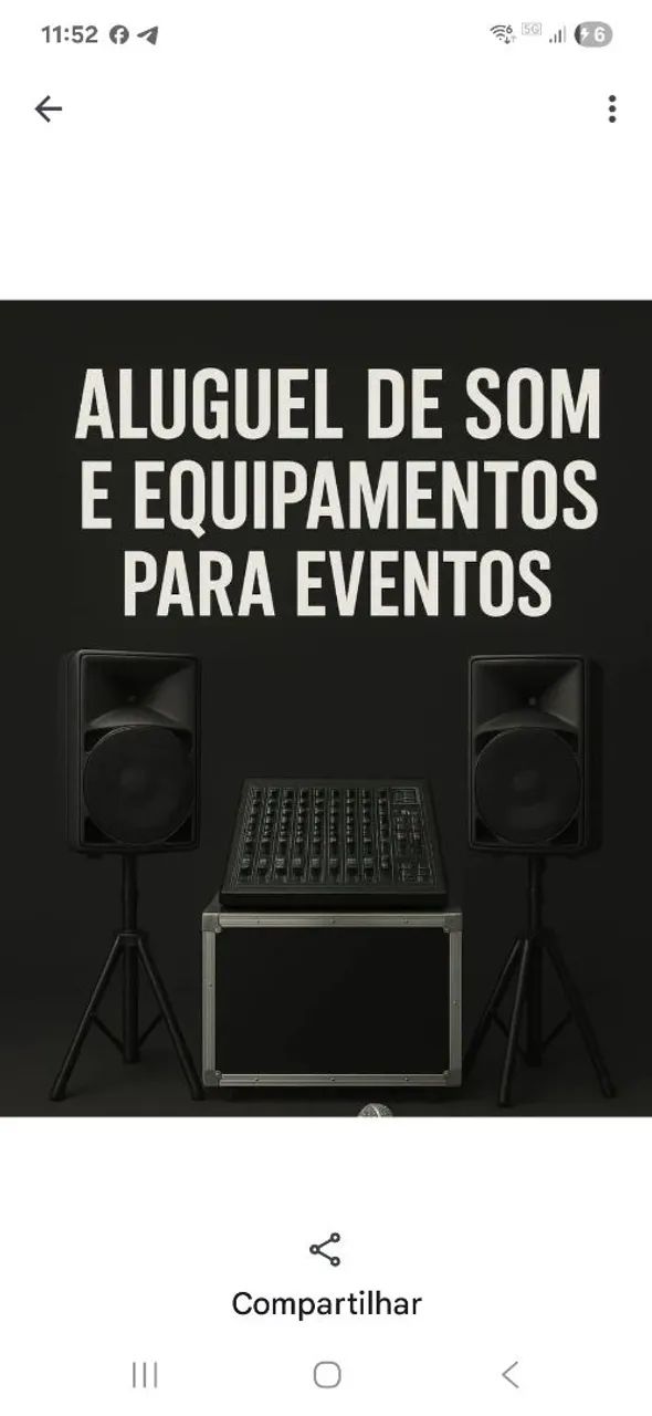 Aluguel de Som 
