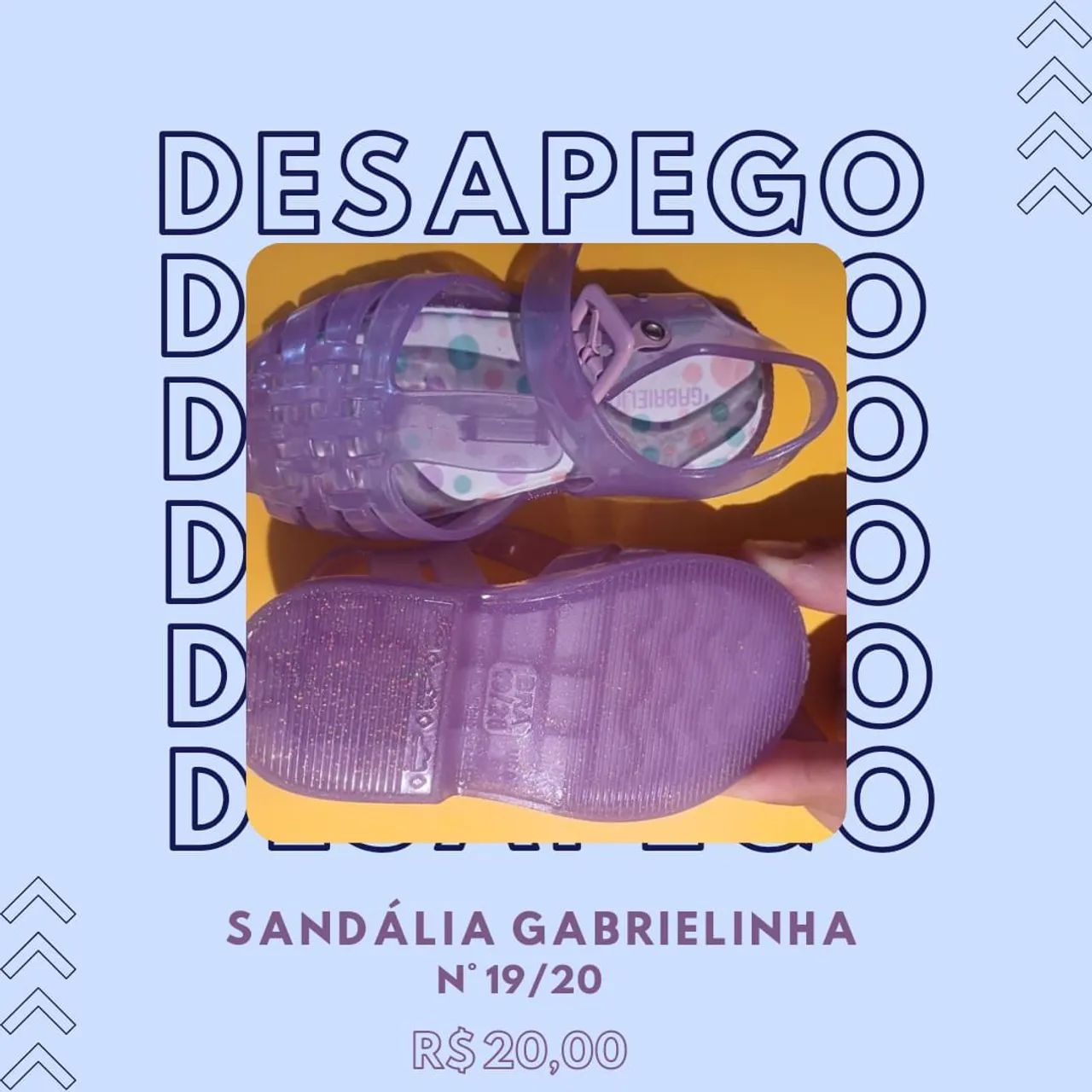 Sandália Infantil Bebê - Gabriela - N° 19/20