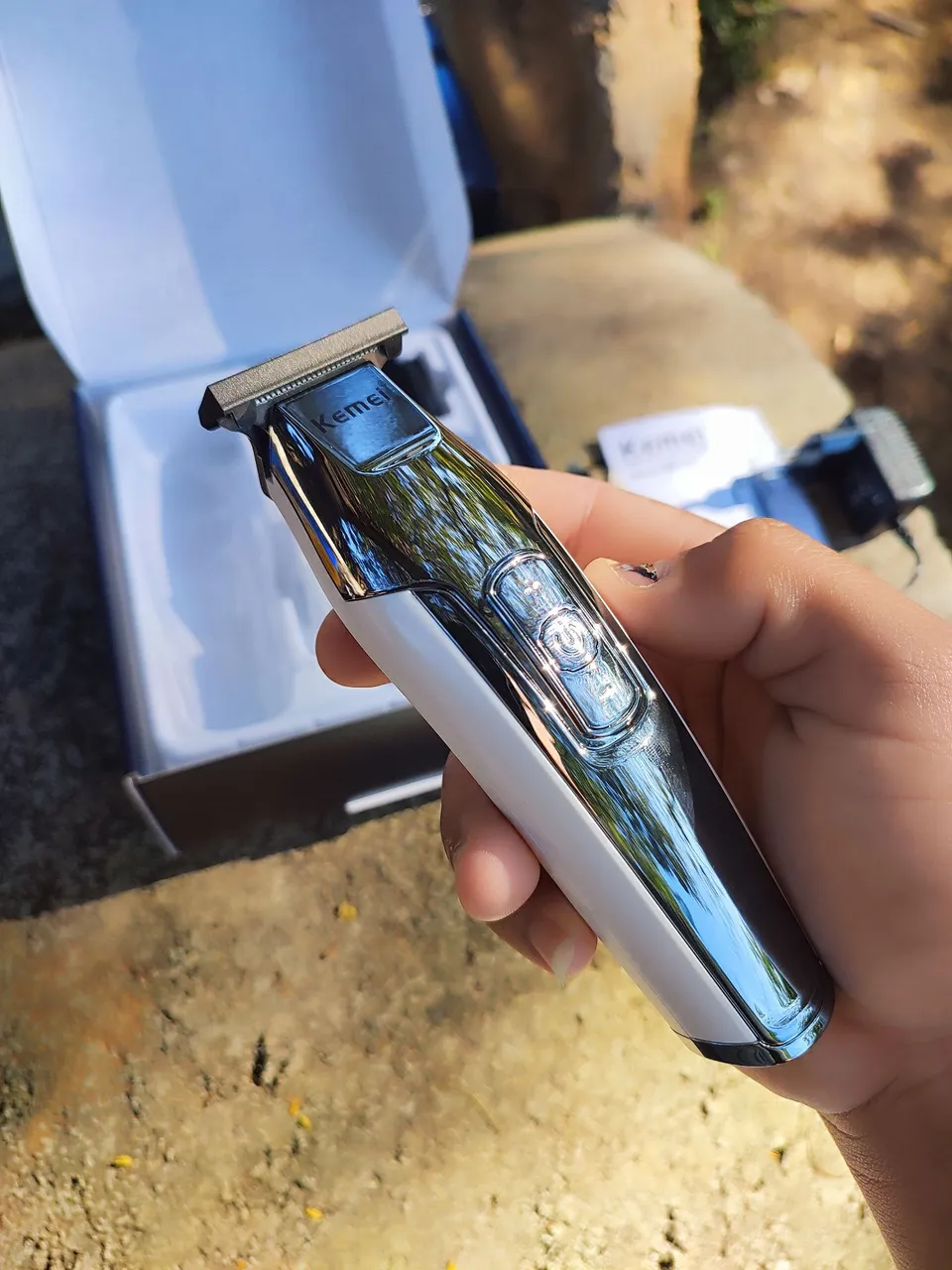 Máquina de corte Profissional kemei km-5027 top de linha