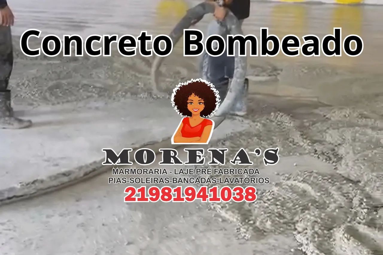 Laje Pré-Fabricada e concreto bombeado *
