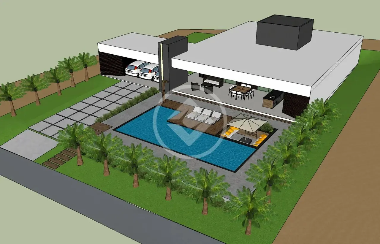Casa no Lago do Manso, Cond Portal da Águas. - 1200m2 de terreno - 434,02M2 de área constr