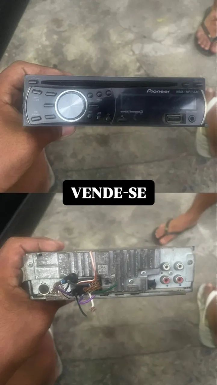 Som Pioneer para carro