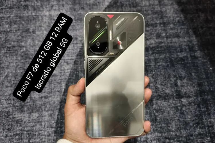 POCO F7 de 512 GB 12 RAM COR SILVER LACRADO GLOBAL 5G - Celulares
