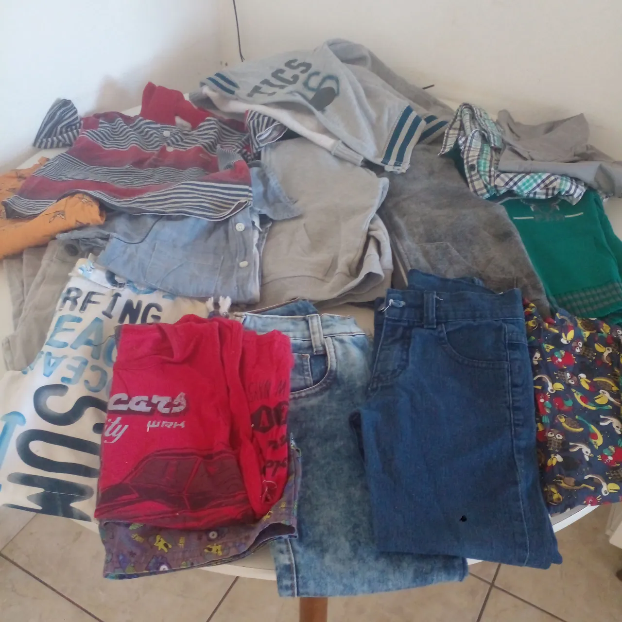 Lote de roupas infantis Menino