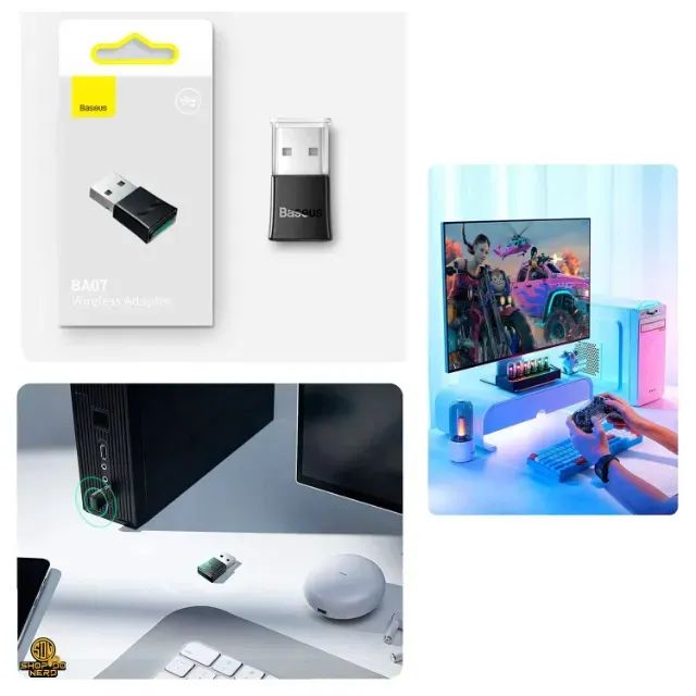 Adaptador Usb Bluetooth 5.3 Baseus Ba07 Original - Foto 2