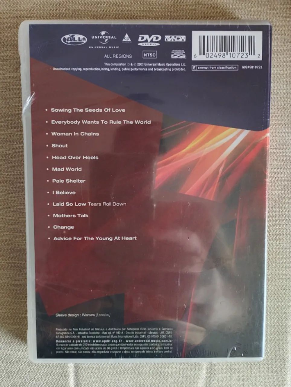 DVD Tears for Fears - Foto 2