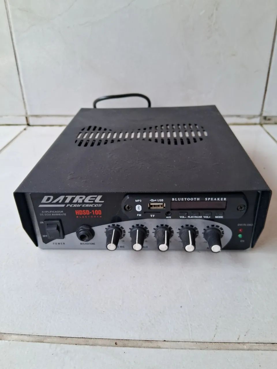 Amplificador som ambiente Datrel