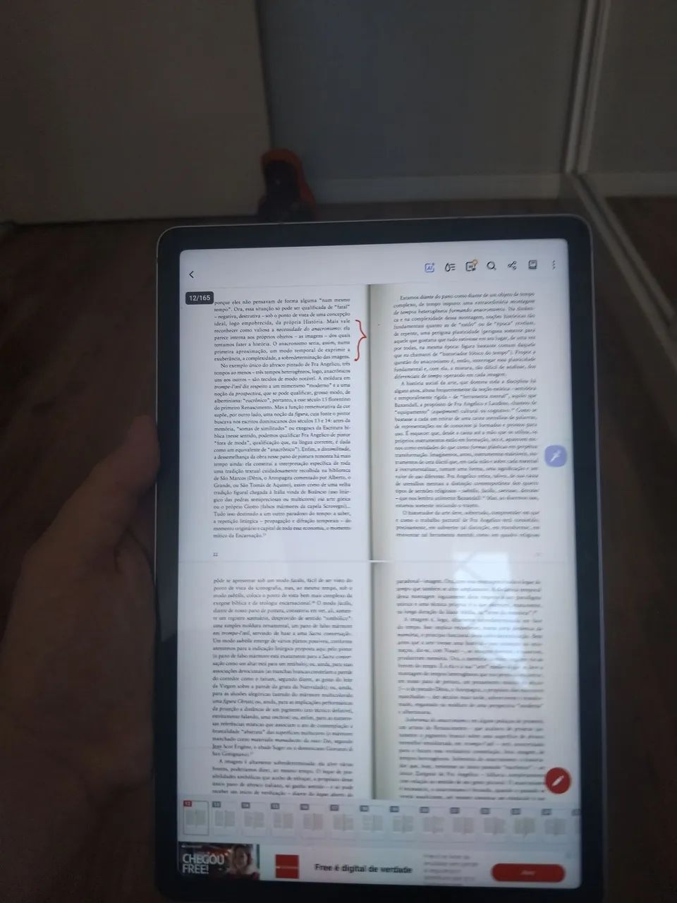 Tablet Samsung S9 FE 128gb 6gb de RAM tela de 10.9 + teclado bluetooth - Foto 5