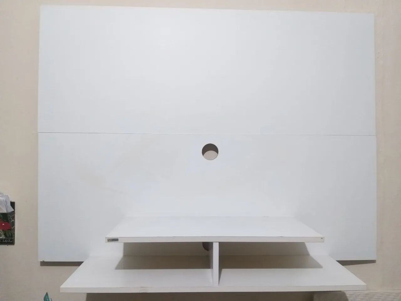 Painel para TV Branco com Prateleiras - Foto 3