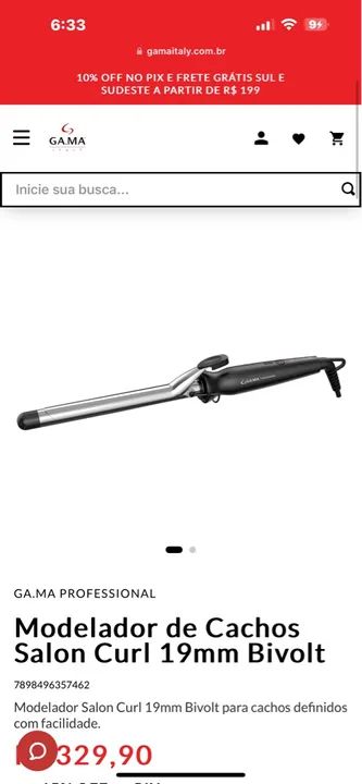 Modelador de Cachos Gama Italy Salon Curl - Novo - Foto 3