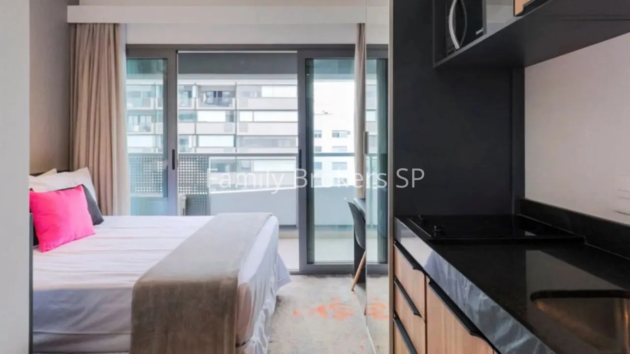 Lindo Studio á venda em Pinheiros - 19m² - Condominio Vn Oscar Freire - São Paulo/SP