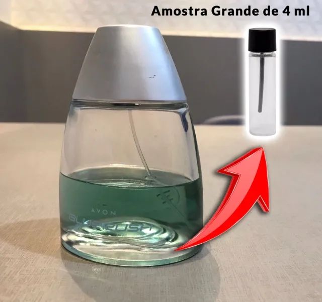 Perfume Bluerush Avon Masculino Amostra Grande de ml