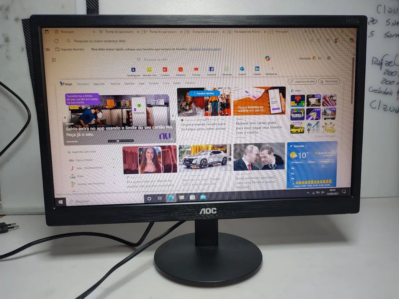 Monitor AOC 19 Pol vga