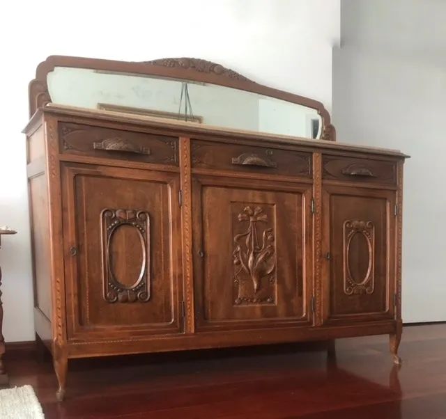 Armário com tampo de mármore e espelho - Foto 4