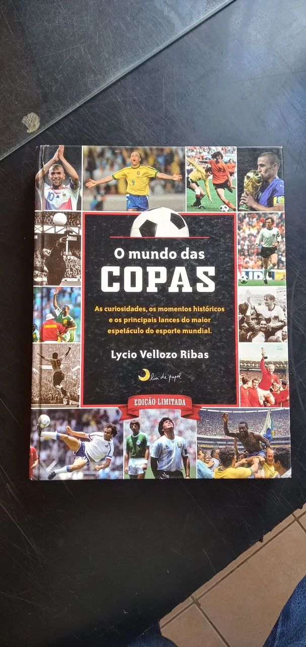 Livro O Mundo das Copas - Lycio Vellozo Ribas