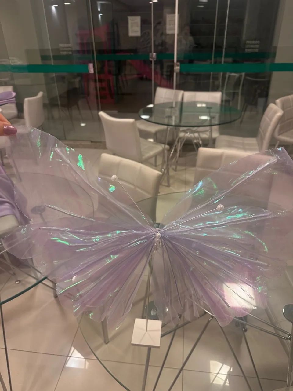 Borboleta decorativa para festa de aniversário - Foto 2