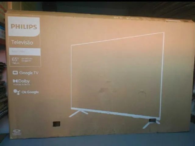 Caixa para TV 65 polegadas + Isopores / retirada e entrega na grande São Paulo - Foto 5