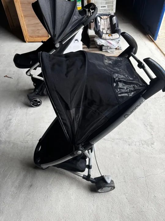 Quinny, Carrinho De Bebê Zapp Flex, Black On Black - Foto 4