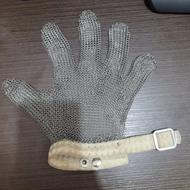Luva açougueiro, malha de aço inoxidável - Foto 4