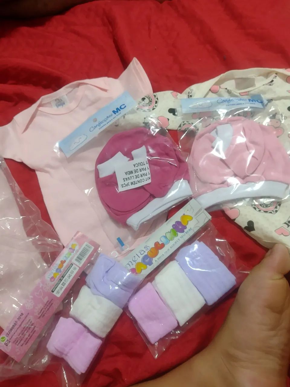 Roupa de bebê feminina 