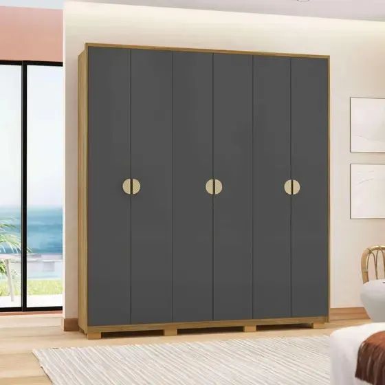 Guarda Roupas 6 Portas 4 Gavetas 100% MDF Novo varios modelos