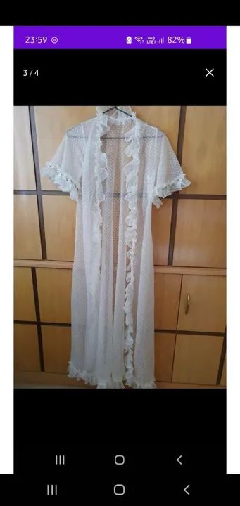 Penhoar robe vintage 