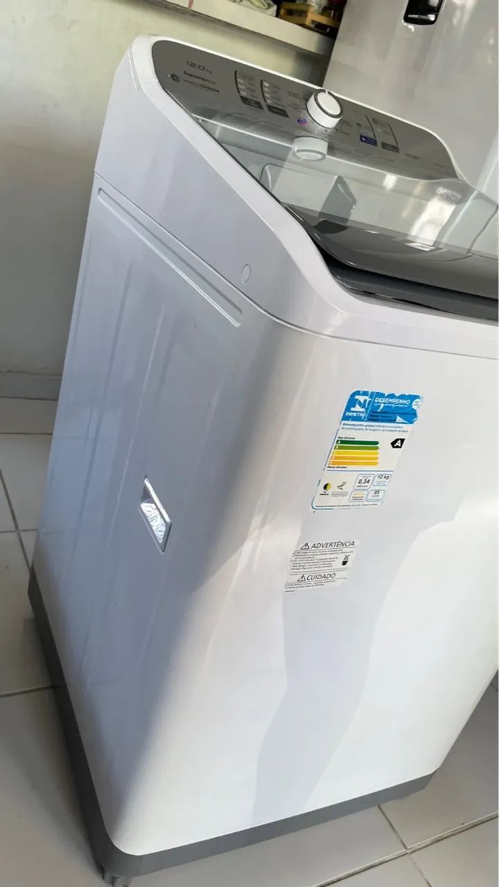Máquina de Lavar Roupa 12kg  lavagem Ciclone - Foto 2