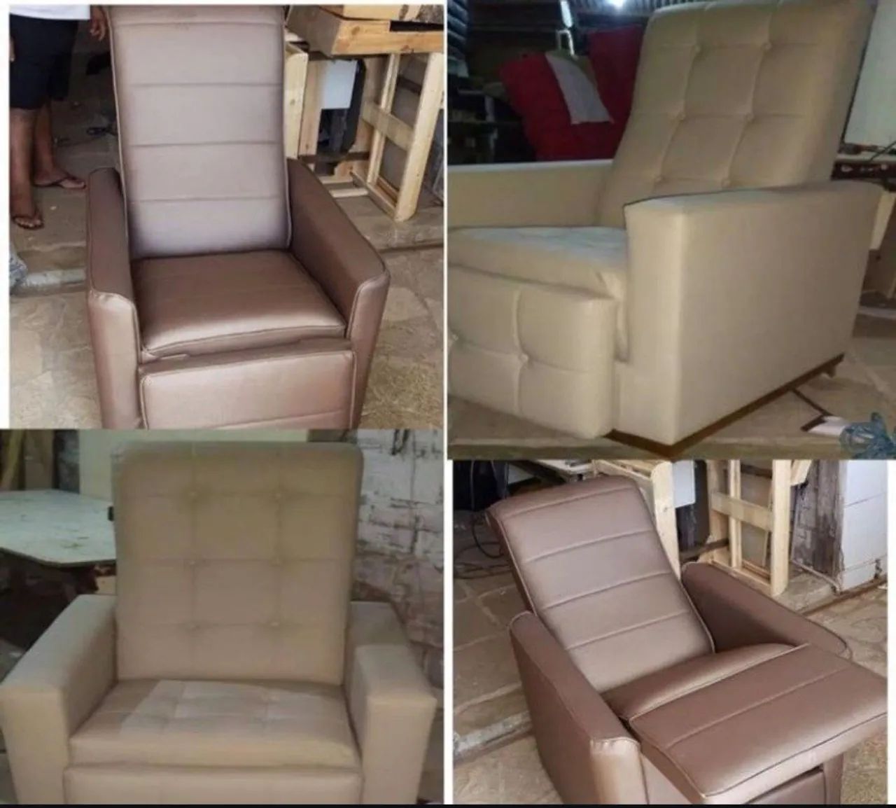 Poltronas reclináveis e simples em promoção!