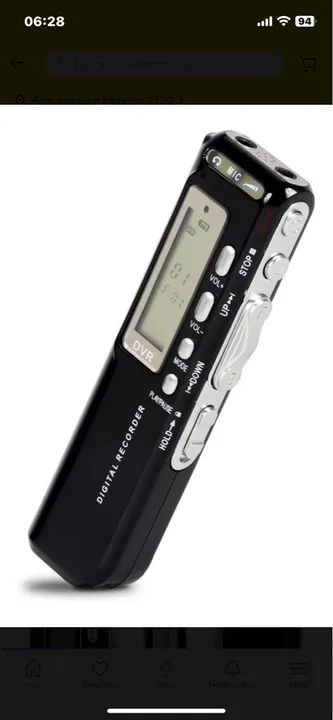 Gravador de voz digital DVR 8GB - Foto 3