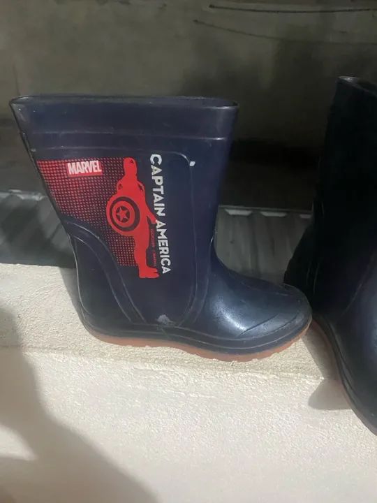 Olx Bota Infantil Capitao America Botas De Chuva Infantil Marvel