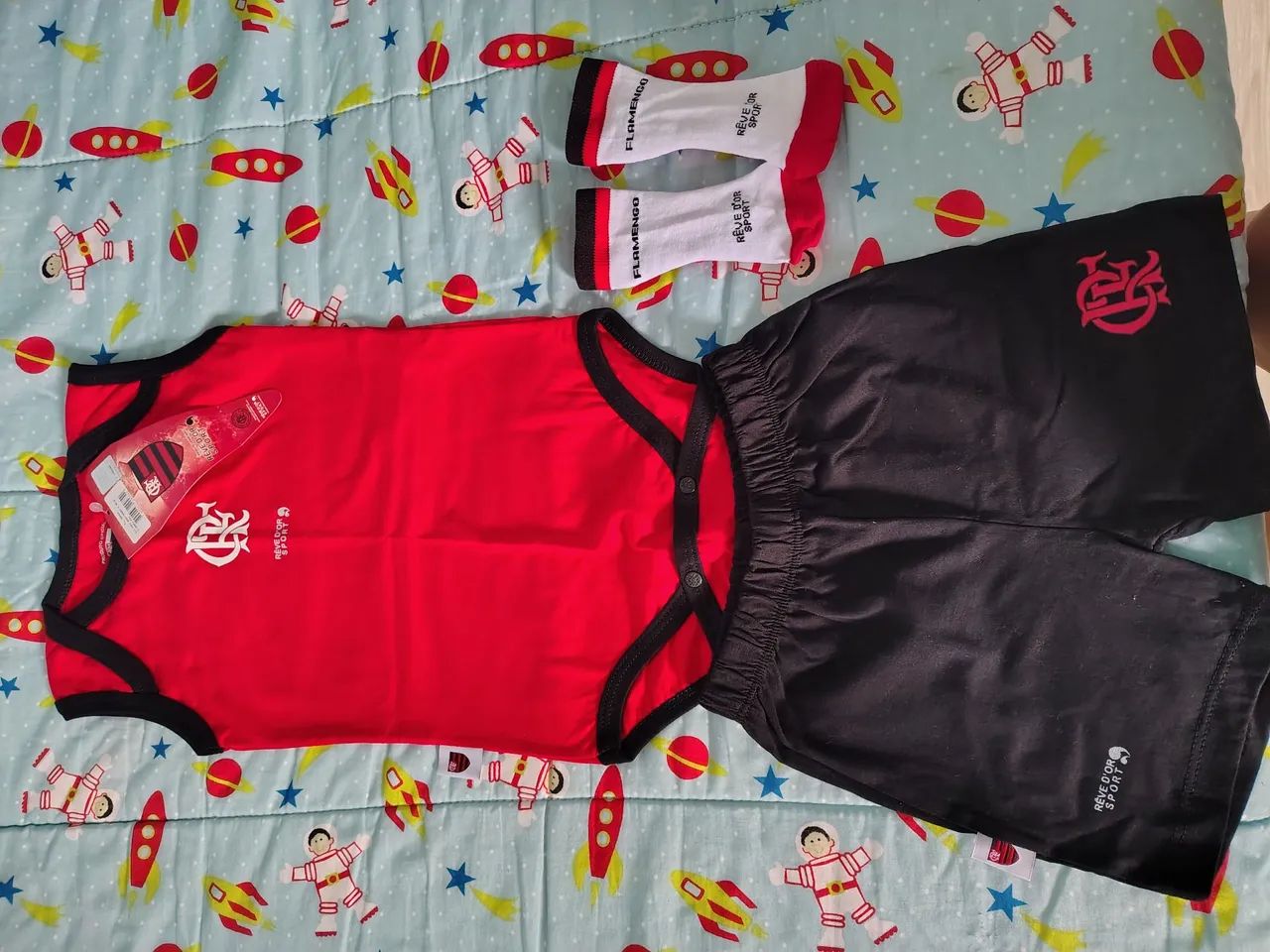 Conjunto infantil do Flamengo  - Foto 2